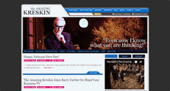 Desktop Screenshot of amazingkreskin.com